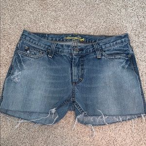 American Eagle Distressed Jean Shorts